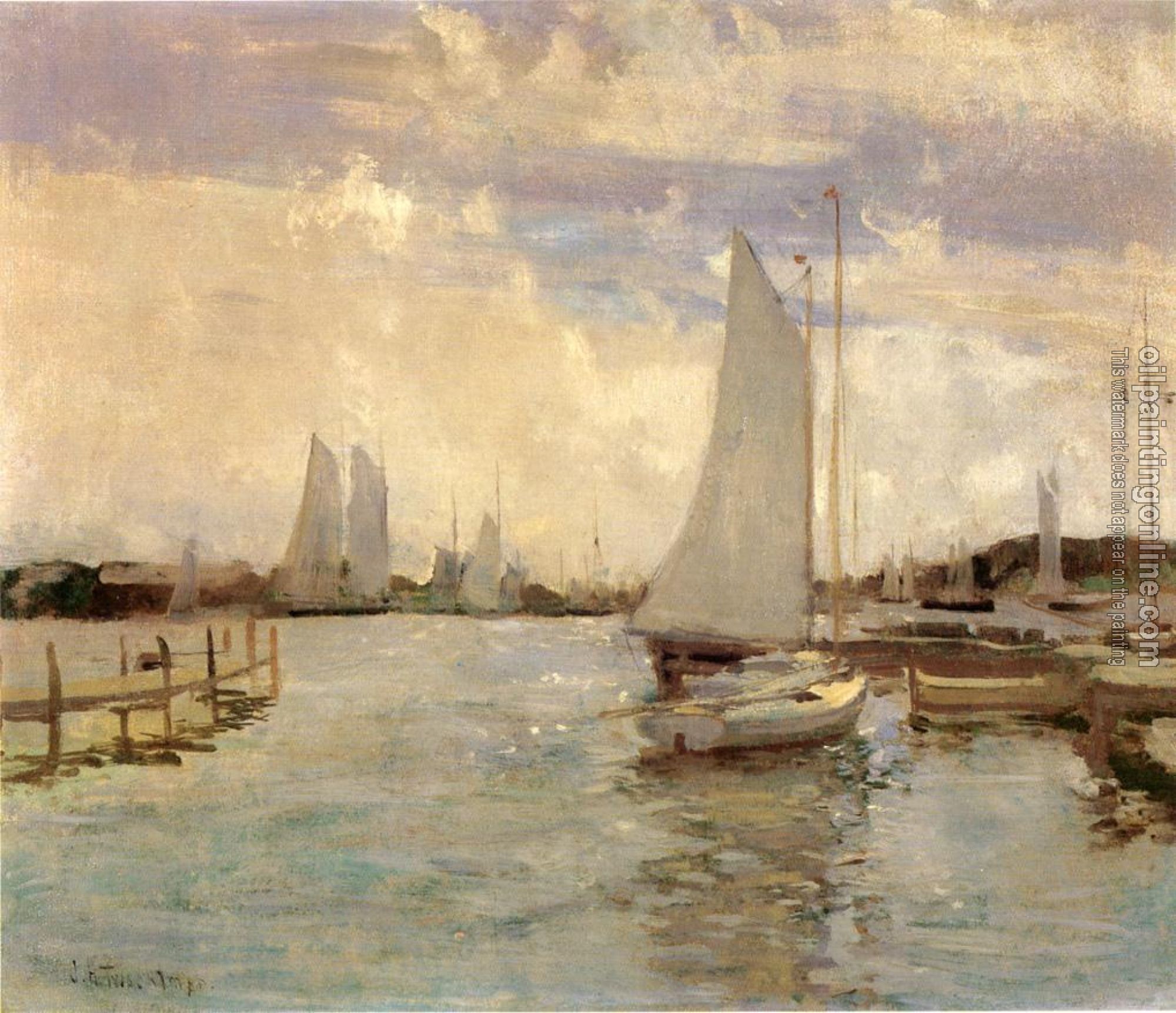 John Henry Twachtman - Gloucester Harbor